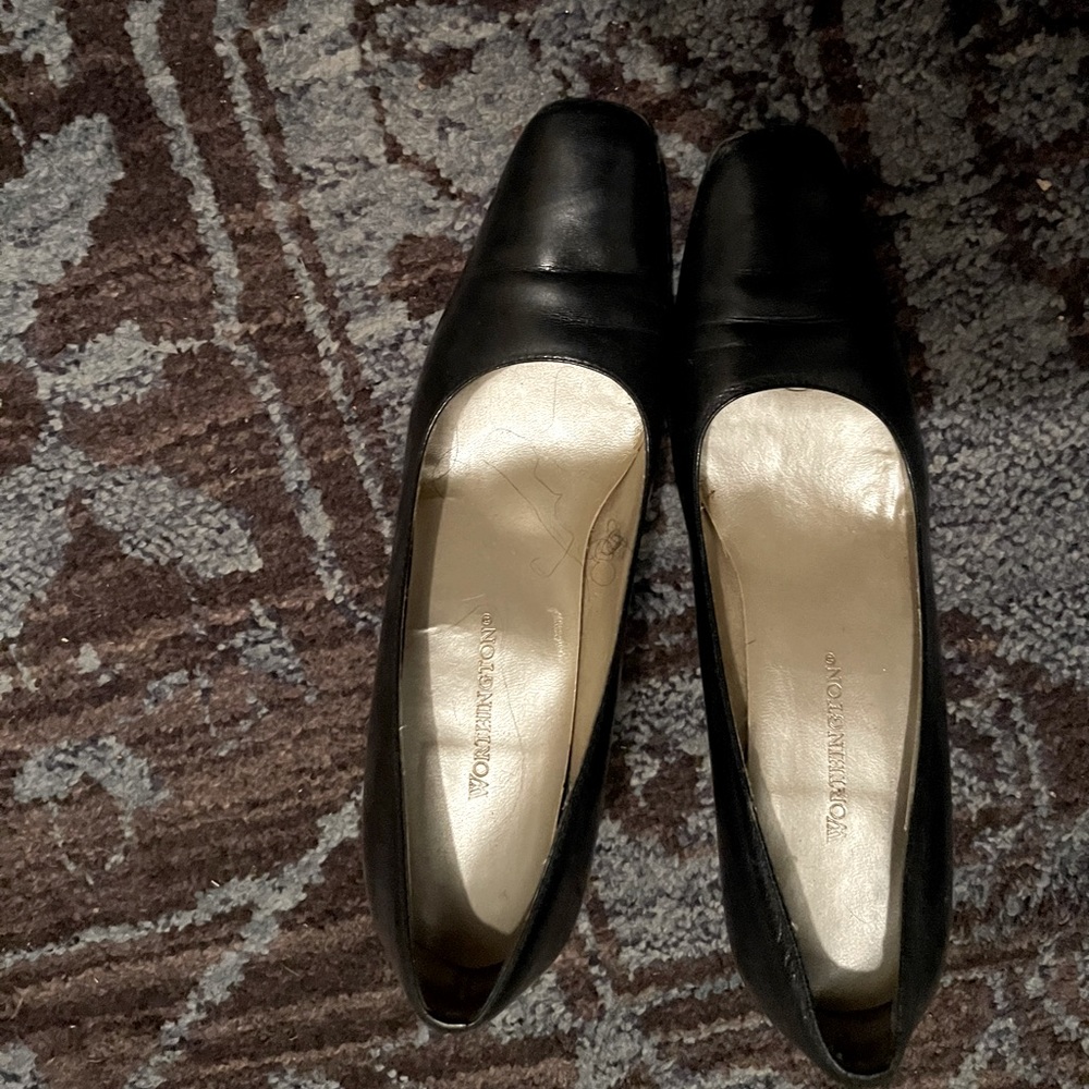 Leather heels